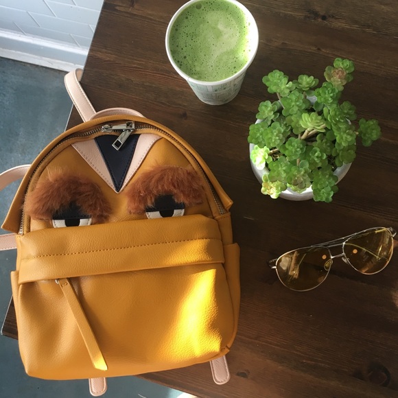 monster face backpack